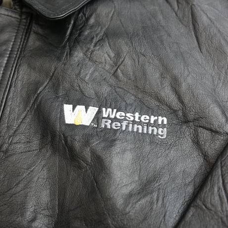 Black Leather Jacket Loose Silhouette