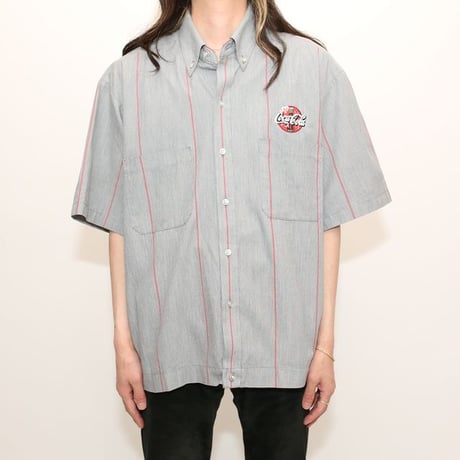 1980s "Coca-Cola" Work Shirt MADE IN USA