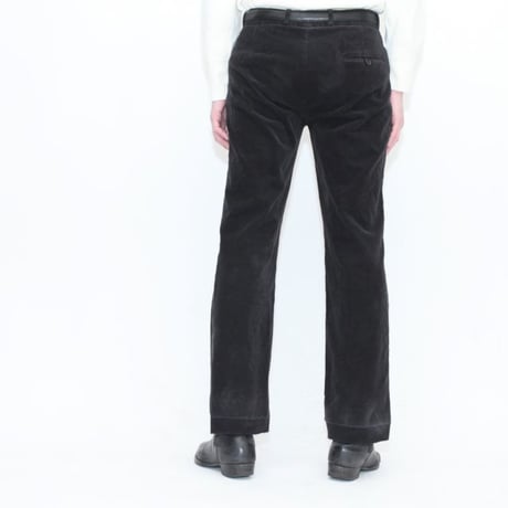 Black Corduroy Flared Pants