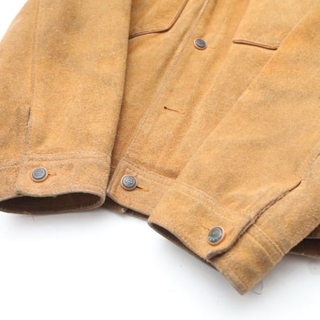 Suede Leather Trucker Jacket