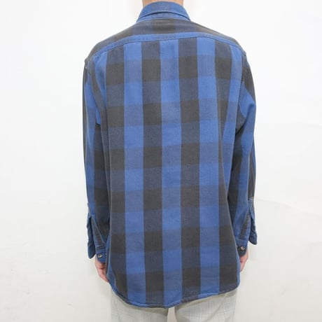 90s Cotton Flannel Plaid Shirt MADE IN USA