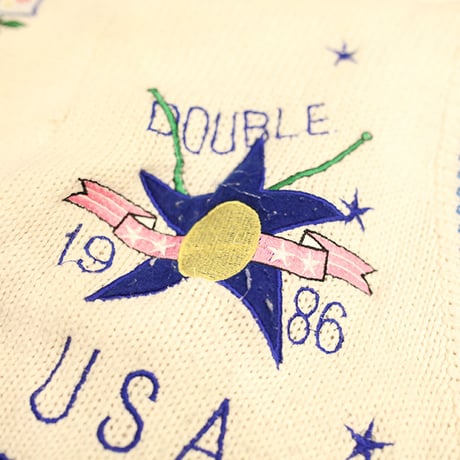 Vintage Funny Pattern Cardigan