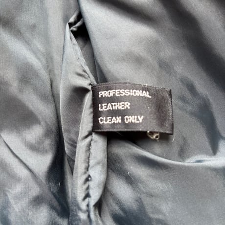 Wilsons Black Rib Leather Jacket