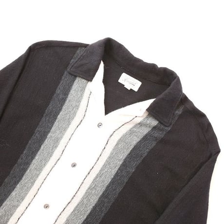 Vintage Open Collared Knit Jacket