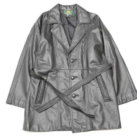 Black Leather Coat