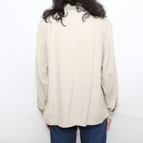 60s VAN HEUSEN Rayon Loop Shirt