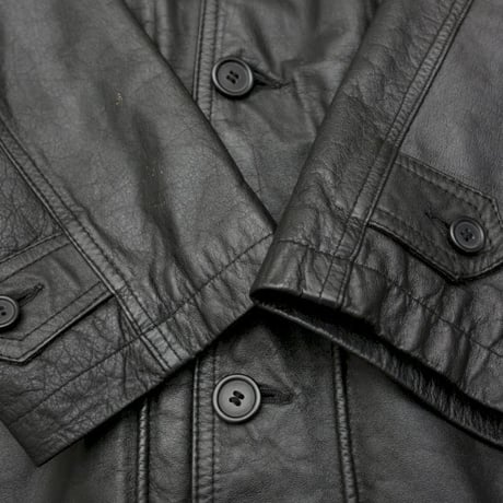 Black Leather Coat