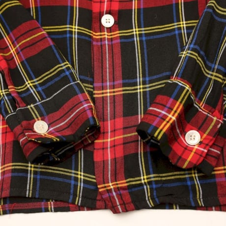 70's Rayon Plaid L/S Shirt
