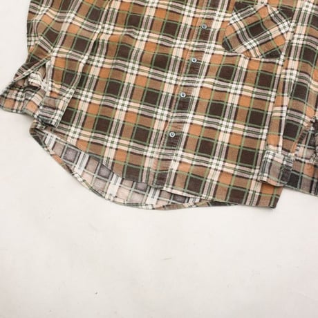 Plaid Print Flannel Shirt