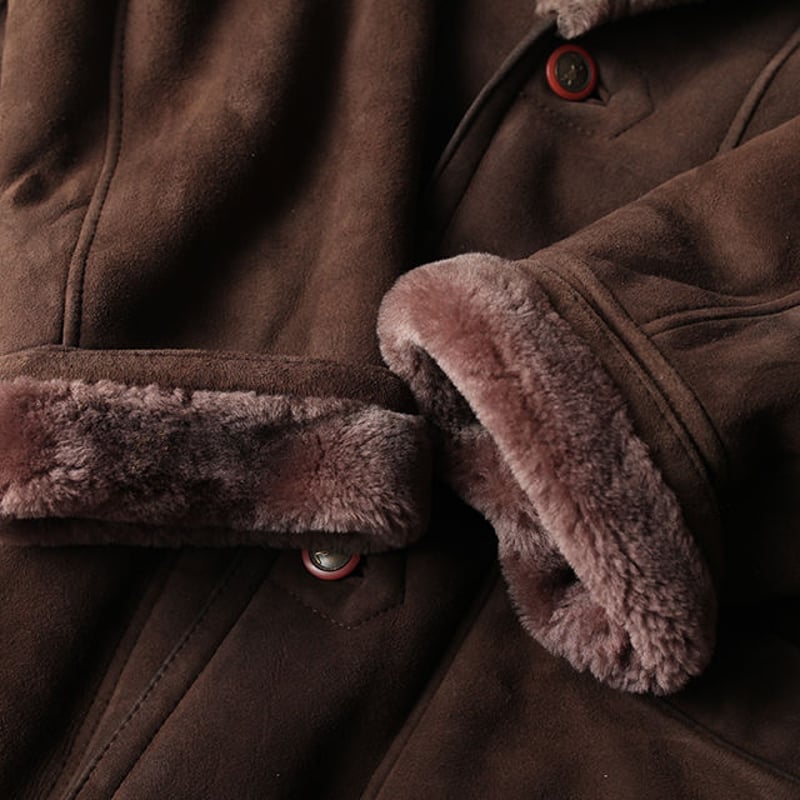 Vintage Yves Saint Laurent Mouton Coat | Strato