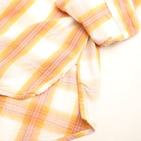 Cotton × Rayon Checked Pattern Shirt