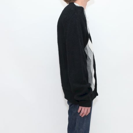Vintage Acrylic Knit Cardigan