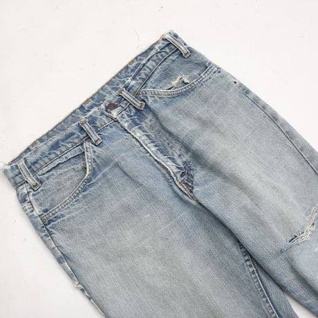 70's Levi's 646 Damaged Flare Denim Pants