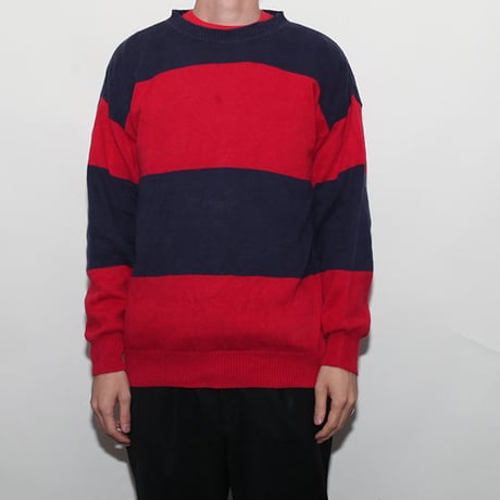 Border Knit Sweater