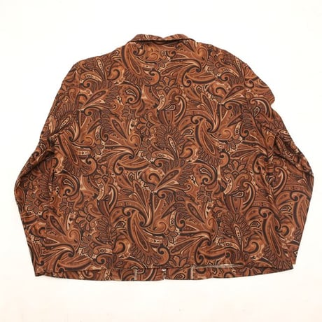 Paisley Pattern Zip Jacket