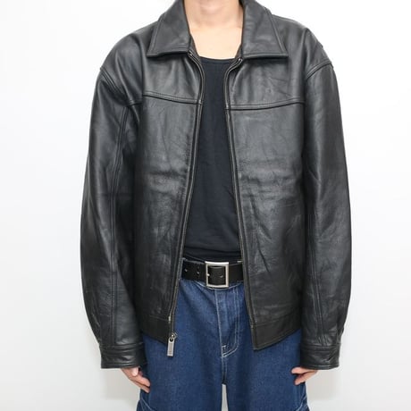 Wilsons Black Leather Jacket