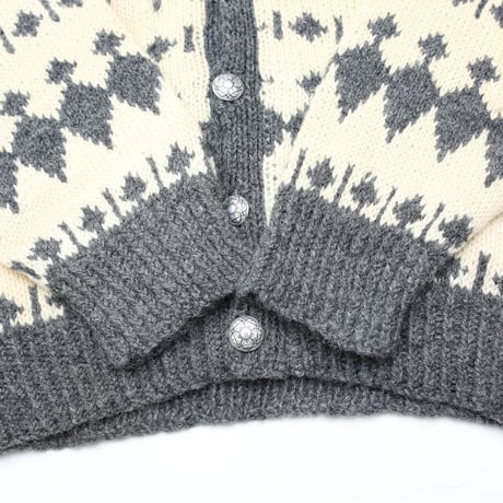Vintage Nordic Knit Cardigan