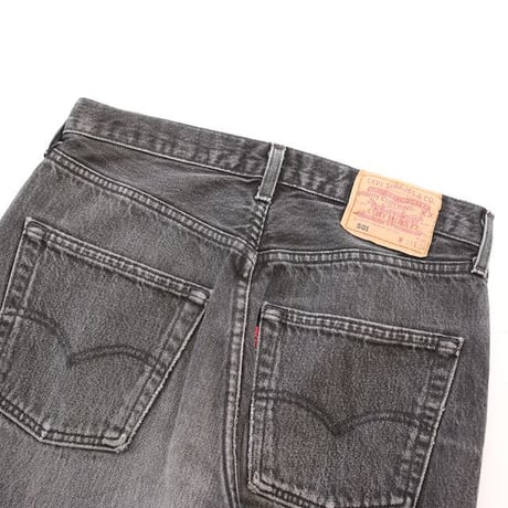 90's Levi's 501 Black Denim Pants MADE IN FRANCE