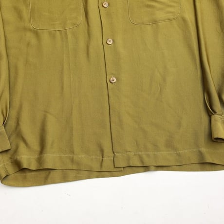 Open Collar Silk Shirt