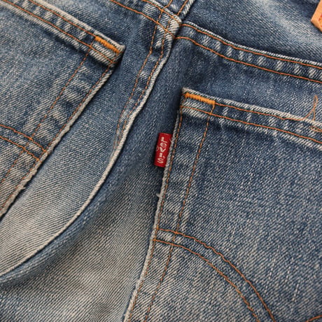 Levi's 517 Boots Cut Damage Denim Pants MADE IN USA