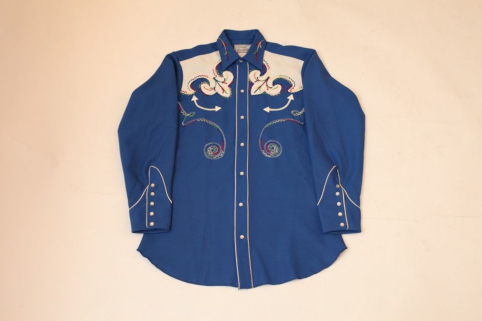 お値下げ頂いた方専用ヴィンテージUSA製HBARC California Special 50s H BAR C ヴィンテージ ウエスタンシャツ 刺繍