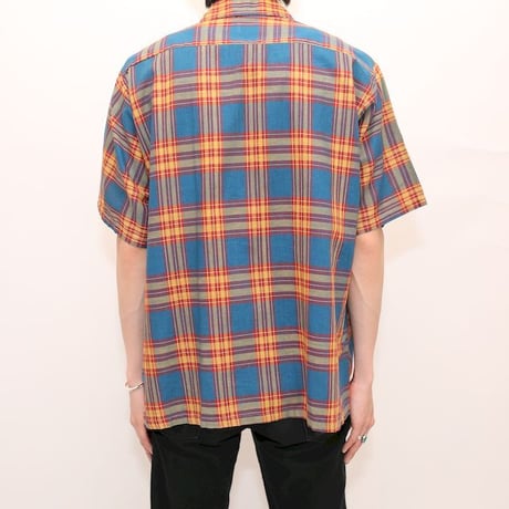 70's Plaza Square Checked S/S Shirt