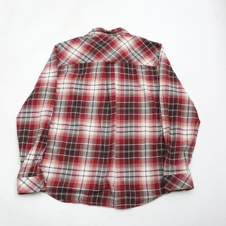 Ombre Check Flannel Shirt