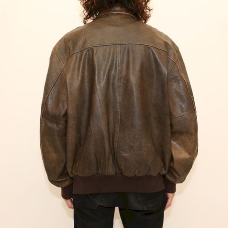 80's L.L.Bean A-2 Type Leather Jacket