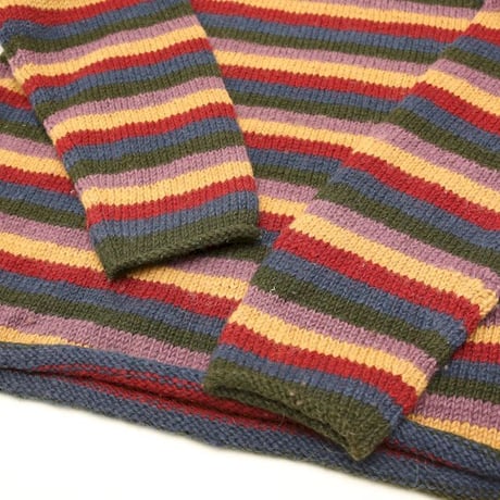 Boarder Hand Knit Sweater