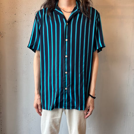 Stripe Pattern S/S Shirt