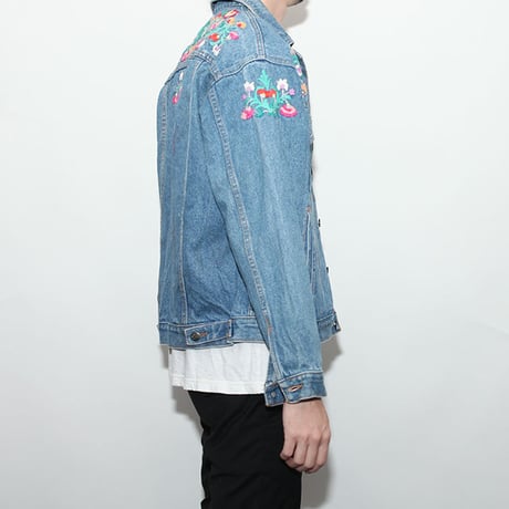 Vintage Embroidery Denim Jacket
