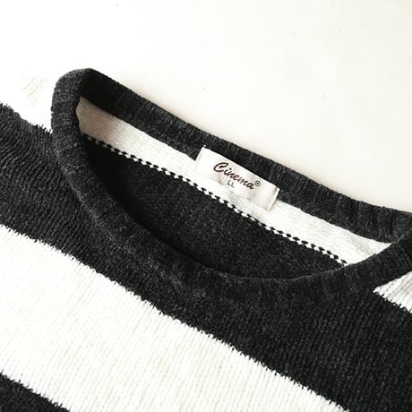 Border Knit Sweater