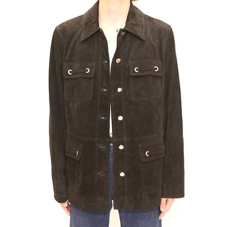 Black Suede Leather Jacket