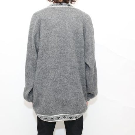 Vintage Lace-up Knit Sweater