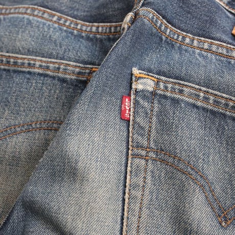 Levi's 501 Damage Denim Pants MADE IN USA