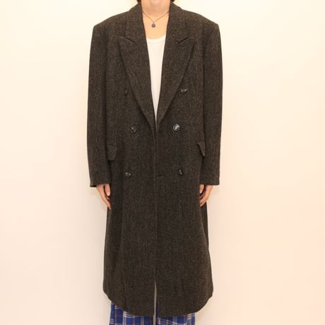 Double Breasted Chesterfield Coat MADE IN HUNGARY