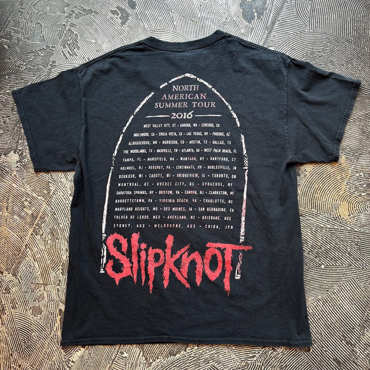 Slipknot WORLD TOUR 2016 Tシャツ Lサイズ スリップノット WORLD TOUR 2016 T-shirt ワールドツアー T