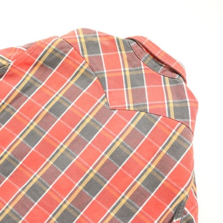 80s Wrangler Heavy Flannel Western Shirt
