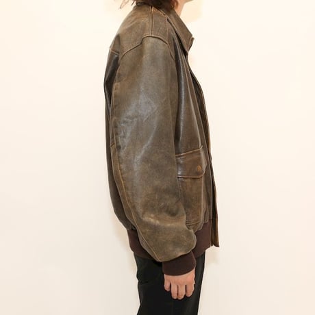 80's L.L.Bean A-2 Type Leather Jacket