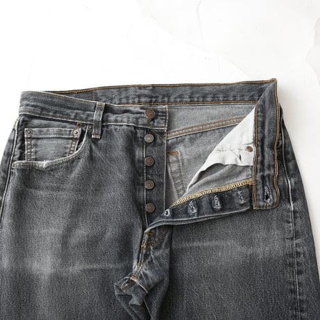 Levi's 501 Black Denim Pants MADE IN MEXIO