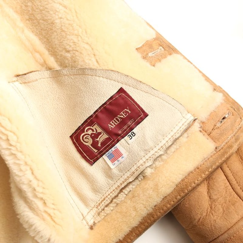 最高級！　 ARDNEY アードニー ムートン コート 肉厚 USA 激安！ Ardney Mouton Jacket MADE IN USA | Strato
