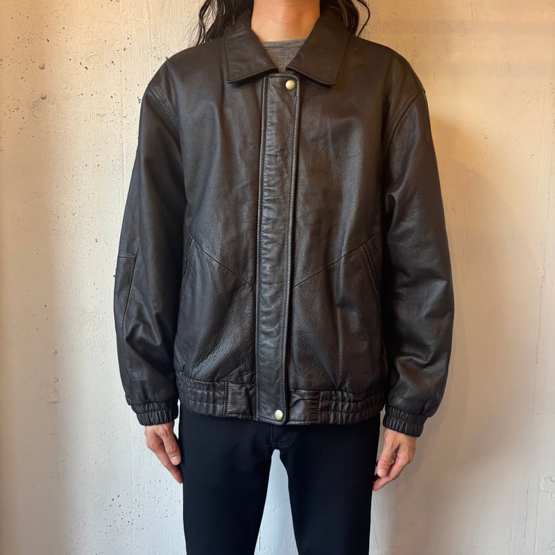 St. John's Bay Black Leather Jacket | Strato