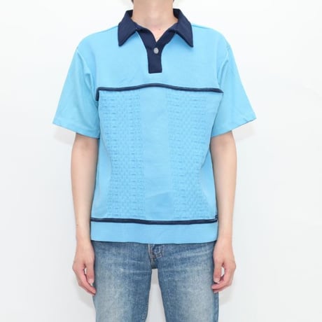 70's MONTGOMERY WARD Knit Polo Shirt