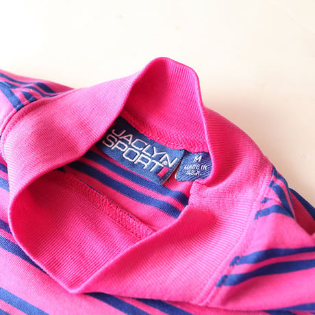 Mockneck Border T-Shirt