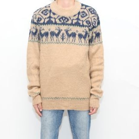 Puritan Nordic Pattern Knit Sweater