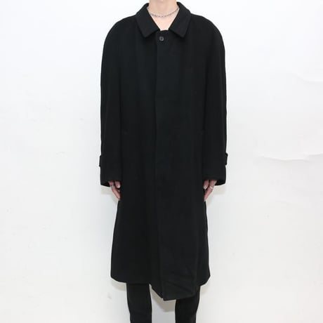 100% Cashmere Balmacaan Coat MADE IN ITALY