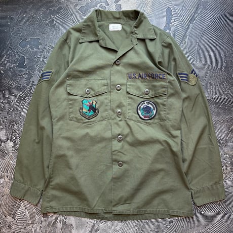 80s US.ARMY OG507 Utility Shirt