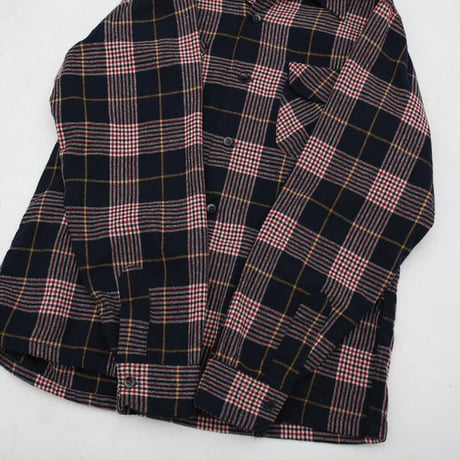 60's Pendleton Open Collared Wool Plaid Shirt