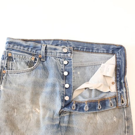 Levi's 501 Damage Denim Pants