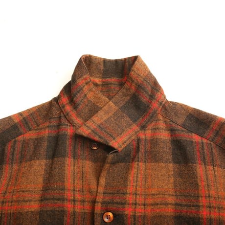 60s Pendleton Wool Plaid Loop Shirt